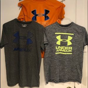 Under Armour youth XL t shirts. Selling all 3 together as they’re all same size